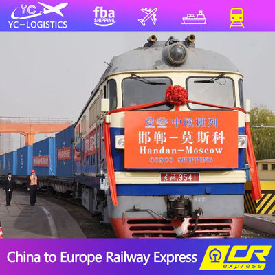 Remetente de frete Europa do FBA do agente do serviço de transporte do trem de China